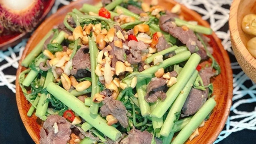 Rau rut - a special veggie of Vinh Phuc locals